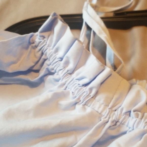 Baby Blue Bardot Top - Picture 4 of 4